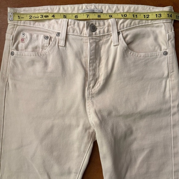 AC for AG Alexa Chung Cream High-Rise Jeans Size 26 – Rare Collab - Picture 2 of 7